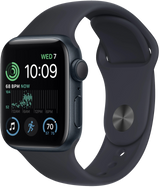 Apple Watch SE 2022 LTE Mitternacht Alu 40mm Sportarmband Mitternacht - Onhe Vertrag