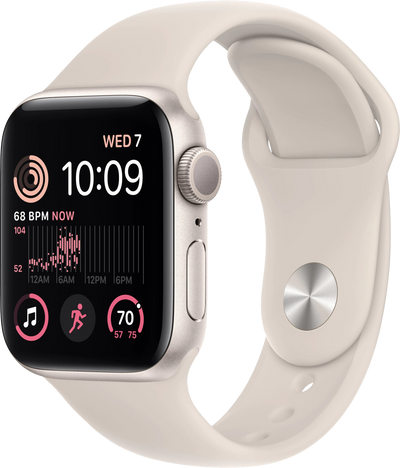 Montre SE GPS aluminium beige 40mm bracelet sport beige MNJP3