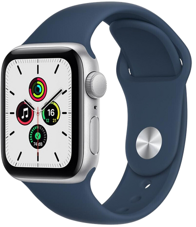 Montre SE GPS 40mm bracelet sport aluminium argent bleu abysse