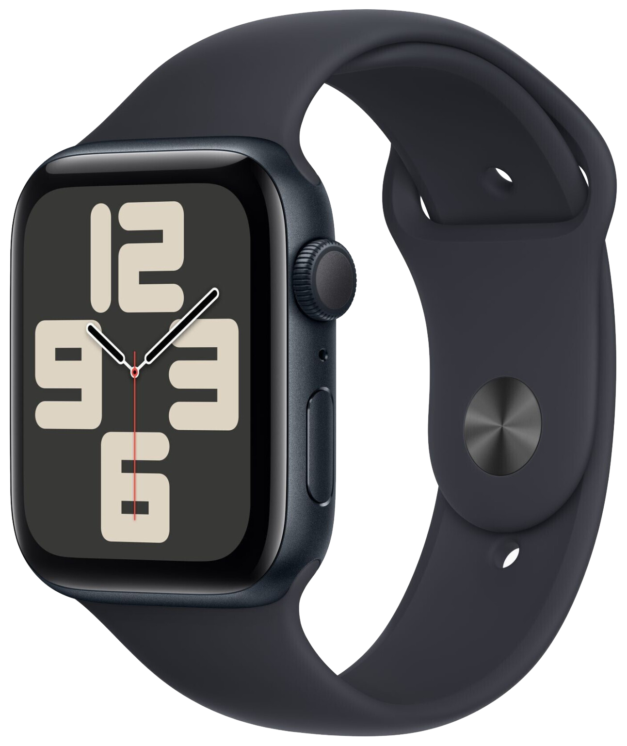 Apple Watch SE 2022 GPS Mitternacht Alu 44mm Sportarmband Mitternacht M/L MXEK3 - Ohne Vertrag
