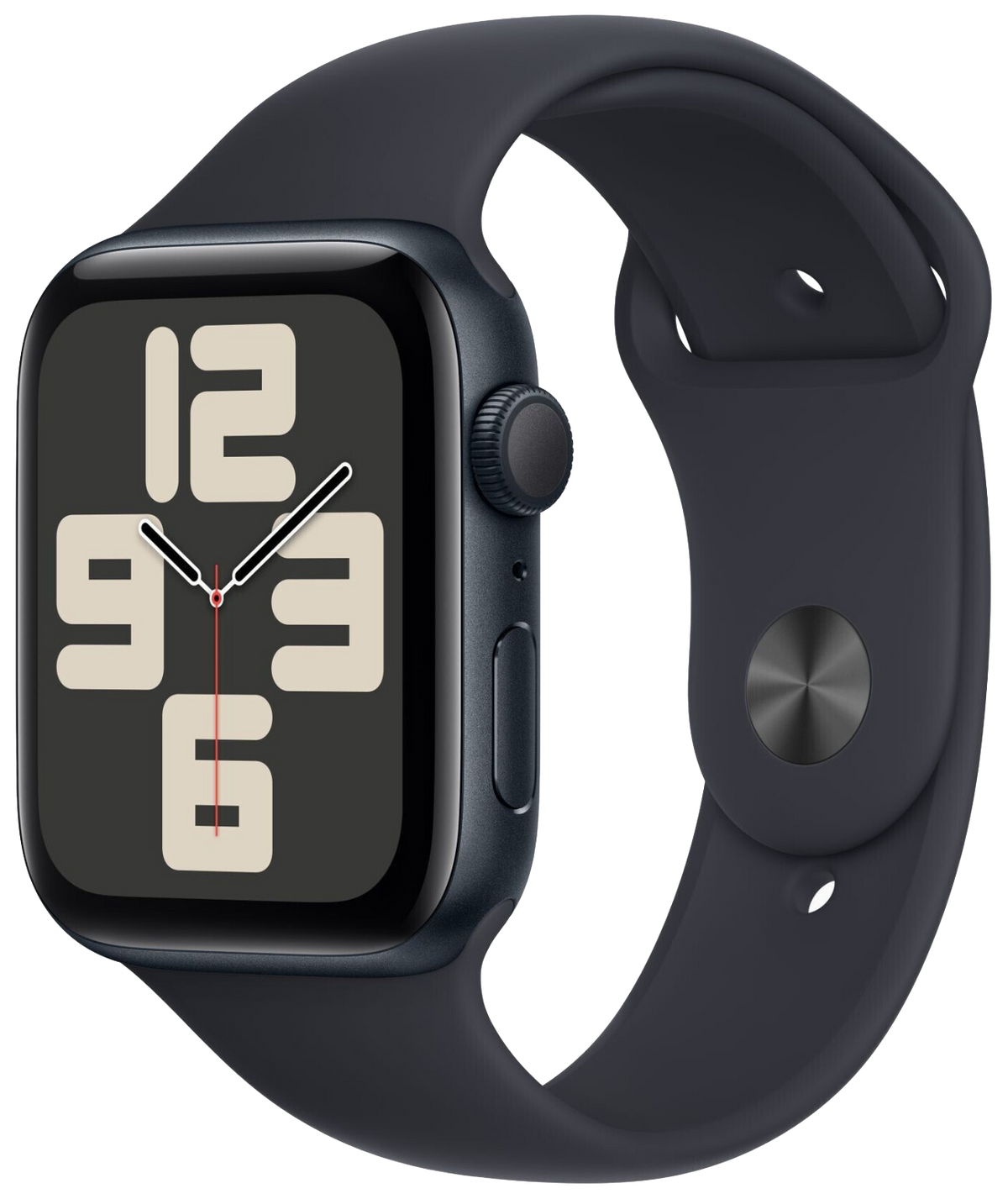 Apple Watch SE 2022 GPS Mitternacht Alu 44mm Sportarmband Mitternacht M/L MXEK3 - Ohne Vertrag