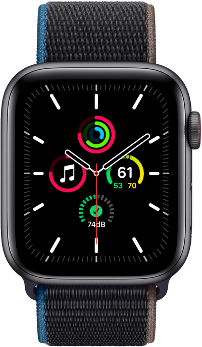 Watch SE LTE Space Grau 44mm MYF12