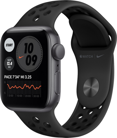 Montre SE Nike gris aluminium 40mm bracelet sport anthracite MYYF2