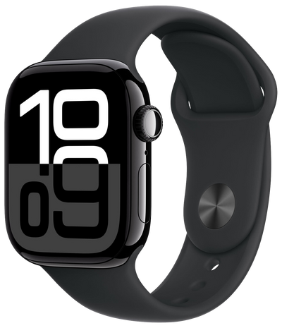 Watch 10 GPS Black Alu 42 Sports Arm Band Black S/M MWWE3