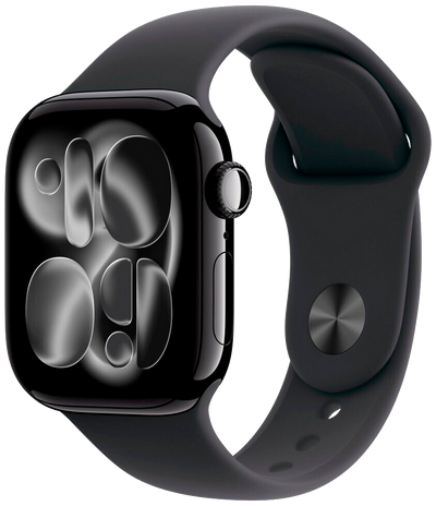 Watch 11 5G Schwarz Alu 42mm Sportarmband Schwarz S/M MF834