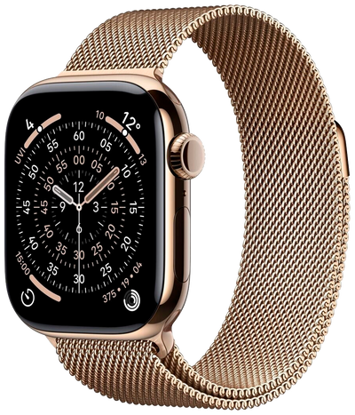 Watch 11 5G Gold Titan 42 Milanaise Armband Gold S/M MF8Y4