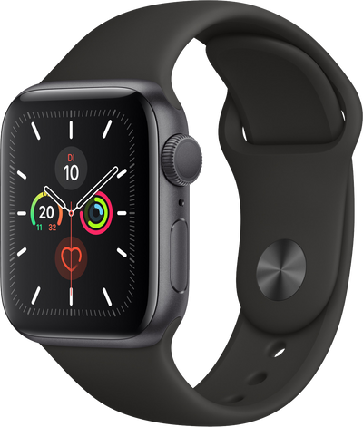 Watch 5 LTE Grau Alu 44mm Sportarmband Schwarz MWWE2 Differenzbesteuert