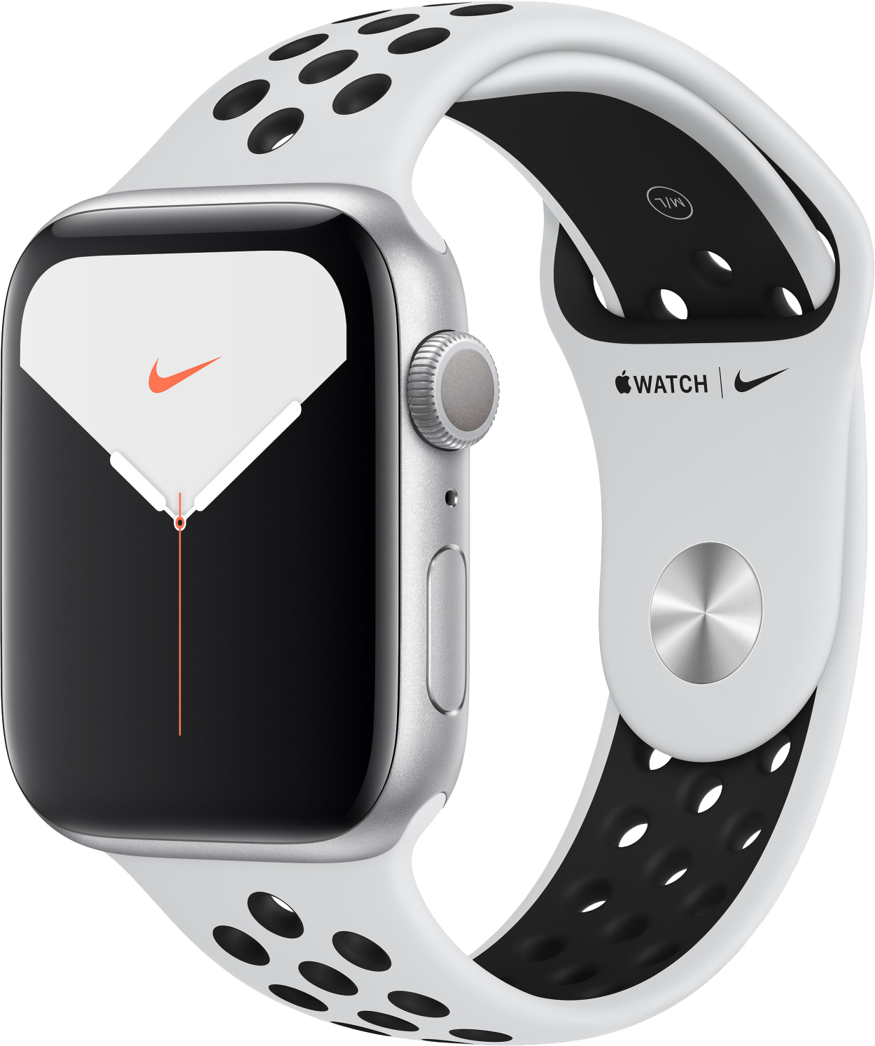 Apple Watch Nike 5 Silver Alu 44mm Sportarmband Pure Platinum/Black
