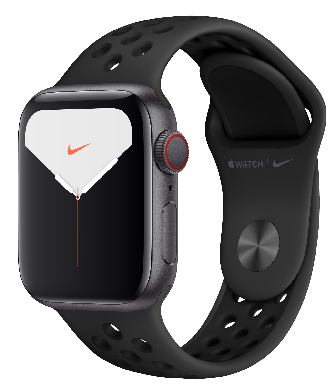 Apple Watch 5 Nike+ LTE Space Grau 44mm armband schwarz MX3F2 - Ohne Vertrag
