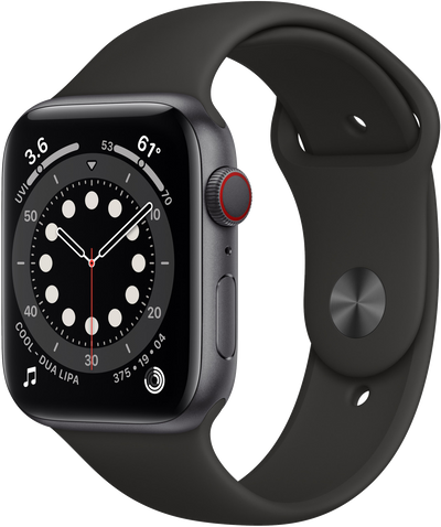 Watch 6 LTE Space Grau Alu 44mm MG2E3