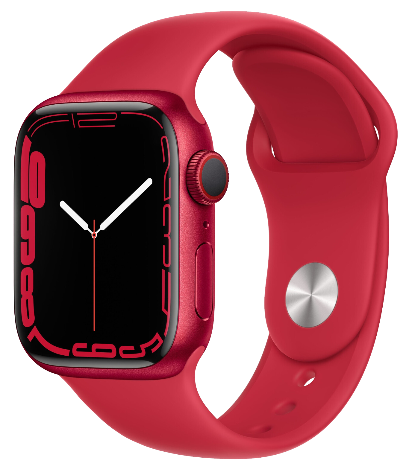 Apple Watch S7 LTE RED Alu 41mm Sportarmband RED - Ohne Vertrag