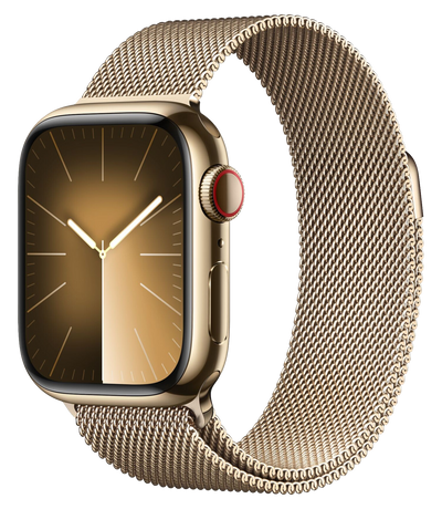 Watch 9 LTE Gold Edelstahl 41mm Milanalse Loop Gold MRJ73