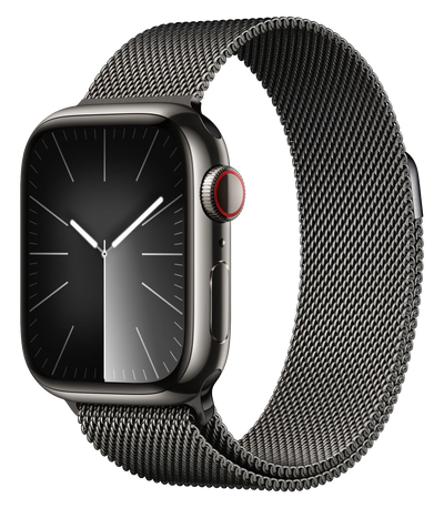 Watch 9 LTE Graphit Edelstahl 41mm Milanalse Loop Graphit MRJA3