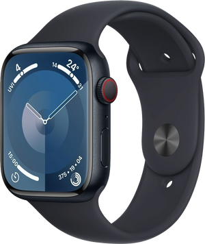 Apple Watch 4 LTE gray aluminum 44mm sports band black MTVU2 buy used Refurbished Apple Watch 4 LTE gray aluminum 44mm sport band black MTVU2 Janado