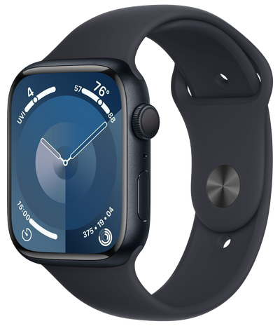 Watch 9 GPS Alu 45mm Sportarmband Mitternacht S/M MR993