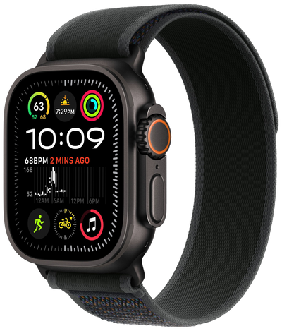 Watch Ultra 2 2024 LTE 49mm Trail Loop Schwarz M/L MX4V3