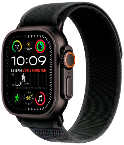 Watch Ultra 2 2024 Titan 49mm Trail Loop Schwarz S/M MX4U3
