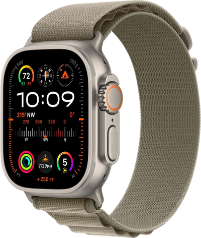 Watch Ultra 2 LTE Titan 49mm Alpine Loop Oliv Large MRF03