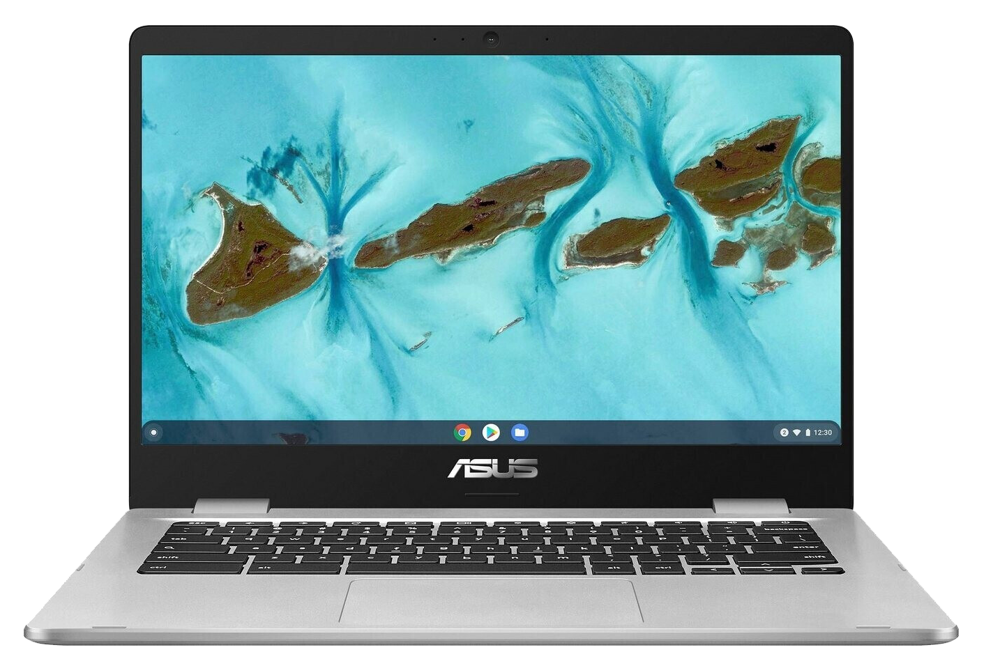 Asus Chromebook C14 Celeron N4020 4/128 GB C424MA-BV0305 QWERTZ silber - Ohne Vertrag