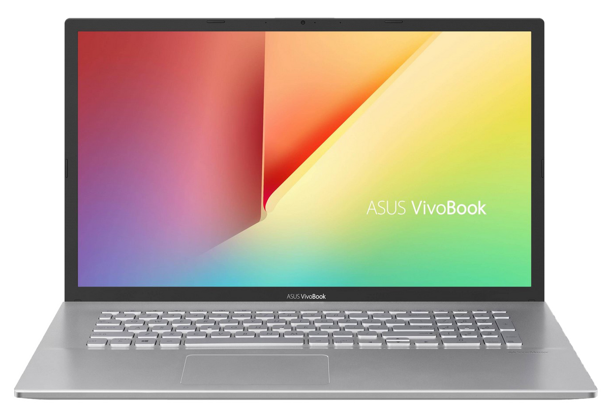 Asus VivoBook S17 17.3" Ryzen 5 3500U Vega 8 Graphics 8/512GB SSD W10H S712DA-AU334T QWERTZ silber - Ohne Vertrag