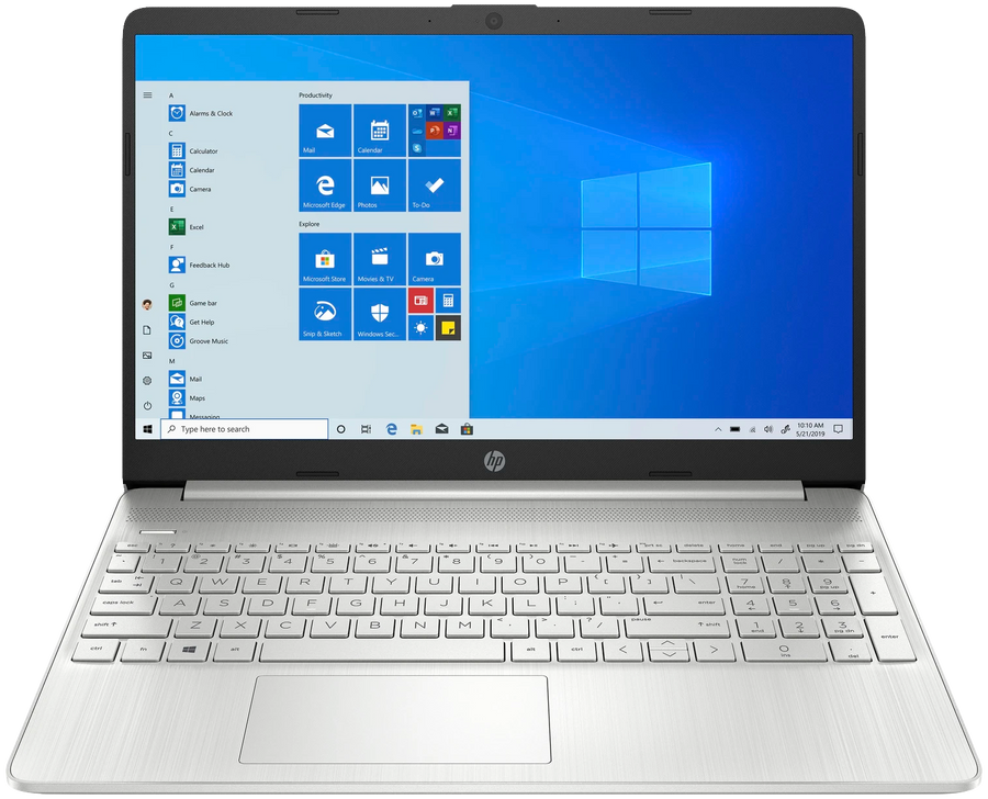 HP 15s-eq2911ng 15" 2024 FHD Ryzen 7 5700U 16 GB / 1 TB SSD W11H QWERTZ Silber Renew - Ohne Vertrag
