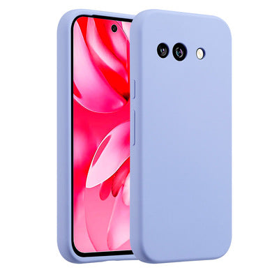 Accezz Liquid Silikoncase für das Google Pixel 9A - Violett