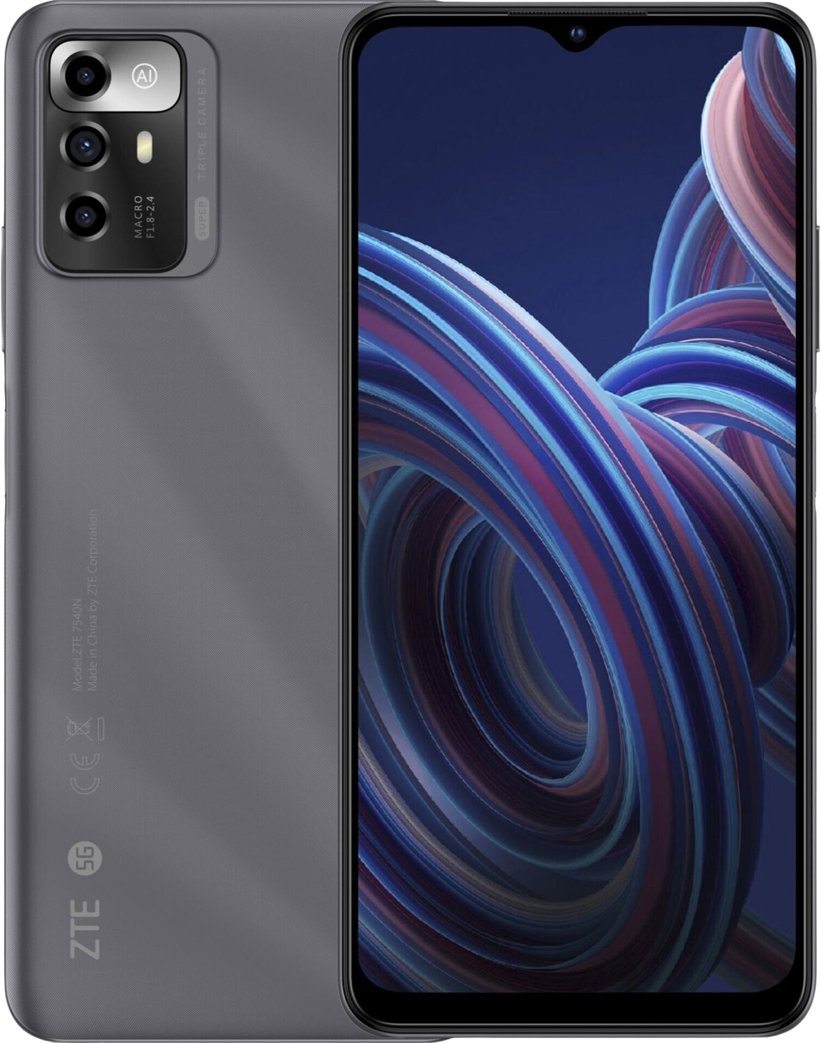 ZTE Blade A72 5G Dual-SIM grau - Ohne Vertrag