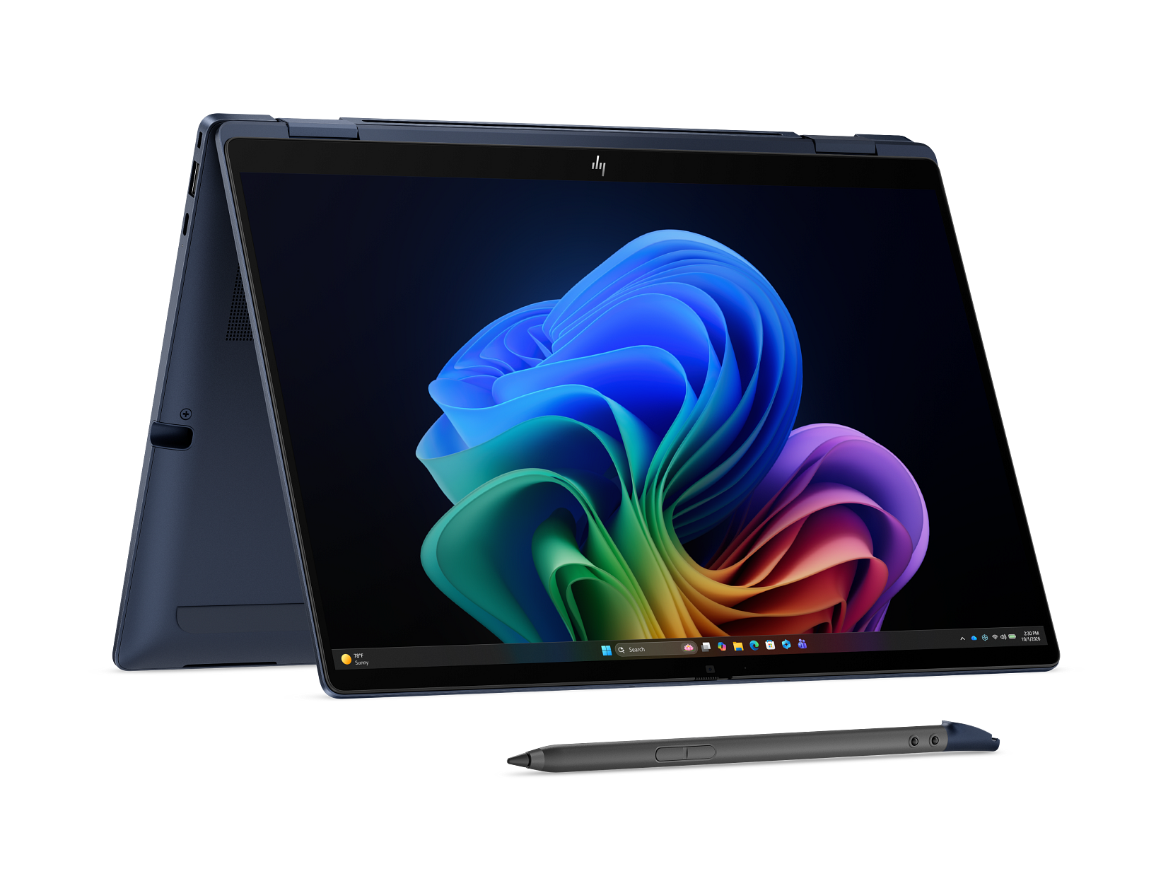 HP EliteBook X Flip G2i AI 5G 14" 2026 TS WUXGA Ultra 7 356H 32 GB / 1 TB SSD W11Pro QWERTZ Blau Renew - Ohne Vertrag