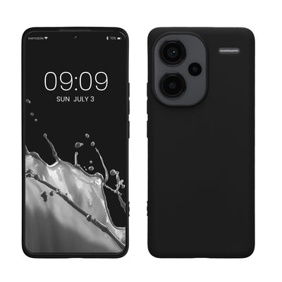 TPU Hülle für Xiaomi Redmi Note 13 Pro+ 5G / Redmi Note 13 Pro Plus 5G in Schwarz matt