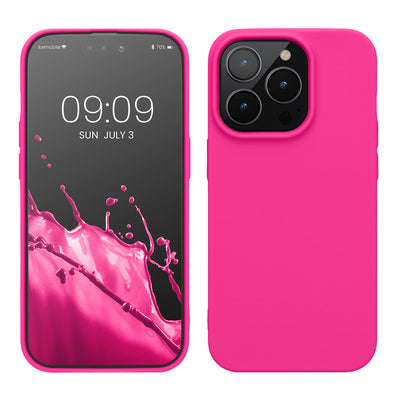 TPU Hülle für Apple iPhone 14 Pro in Neon Pink