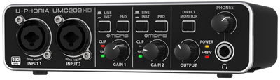 U-Phoria UMC202HD USB Audio Interface