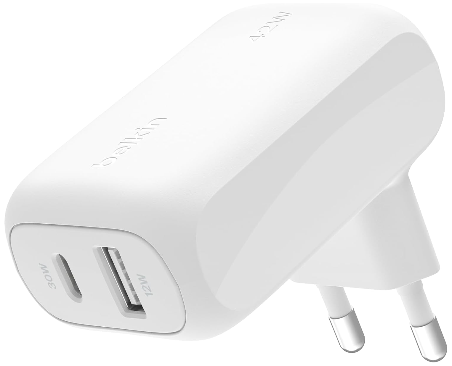 Belkin BoostCharge Ladegerät mit zwei Anschlüssen (42W) weiß - Ohne Vertrag