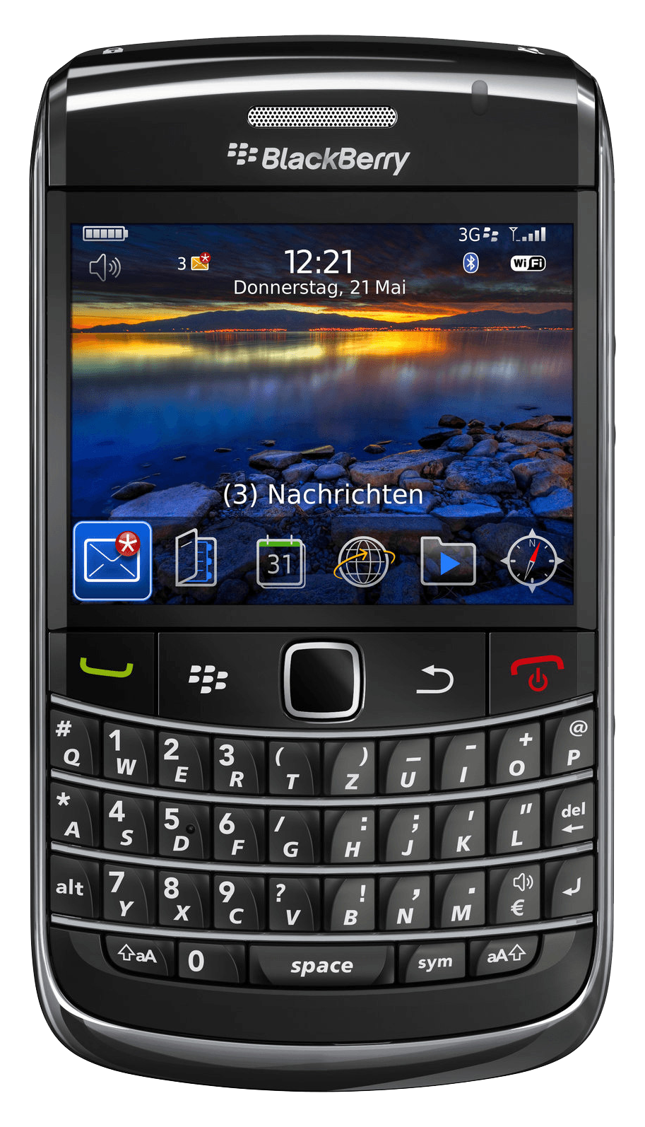 BlackBerry Bold 9700 Schwarz - Ohne Vertrag