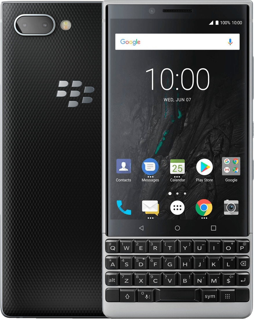 BlackBerry Key2 Single SIM silber - Ohne Vertrag