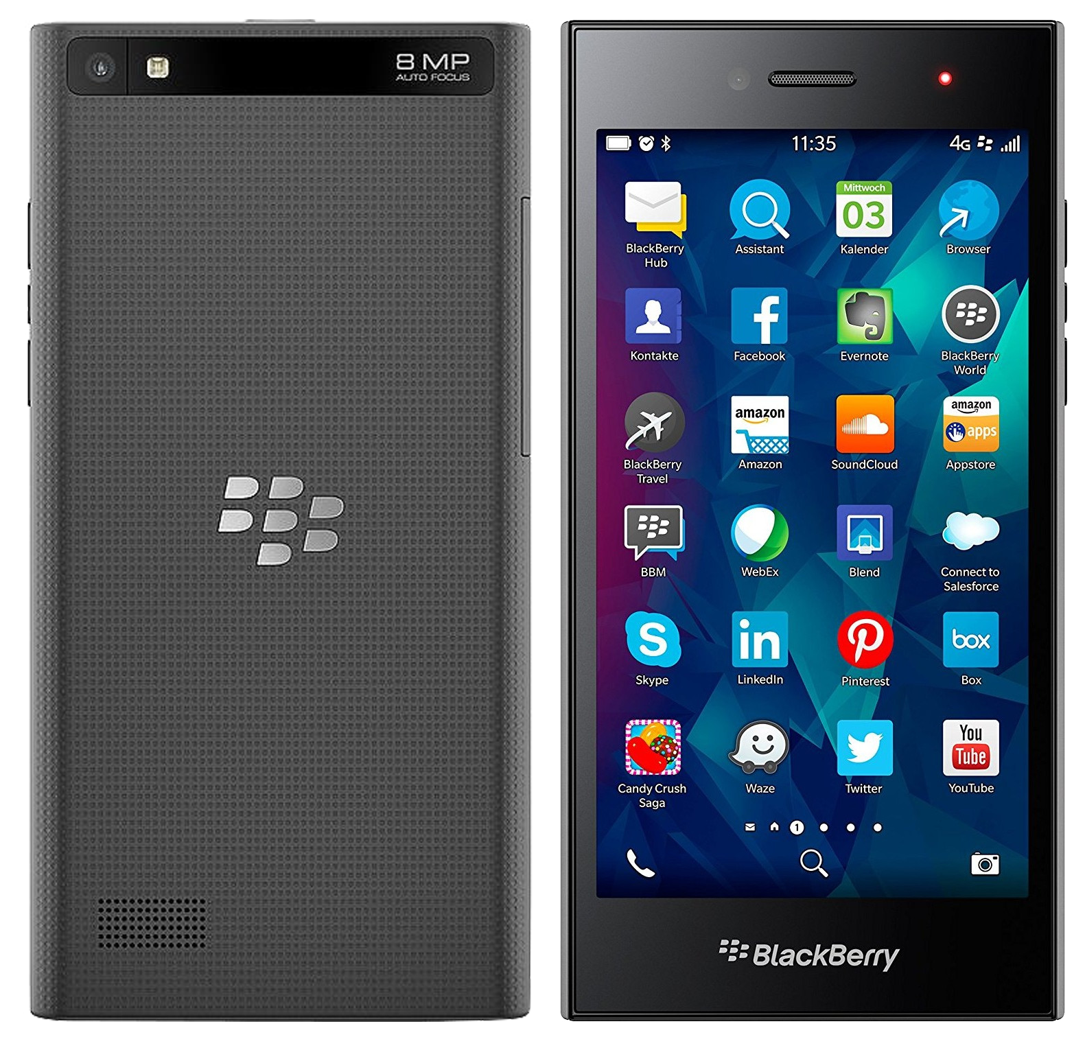 BlackBerry Leap grau - Ohne Vertrag						