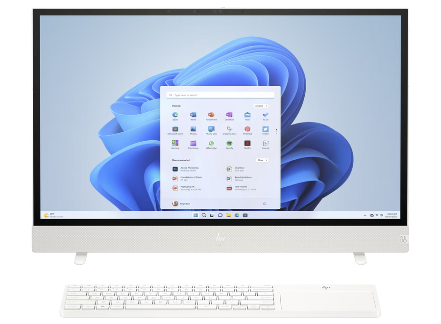HP Envy Move AiO 24-cs0000ng 24" 2023 QHD TS i5-1335U 16 GB / 512 GB SSD W11H QWERTZ Weiß Renew - Ohne Vertrag