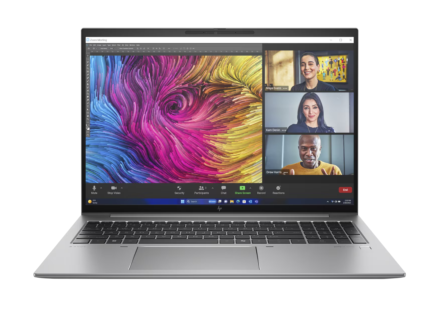 HP ZBook FireFly 16 G11 16" 2024 WUXGA Ultra 7 165H 32 GB / 512 GB SSD W11Pro QWERTZ Silber Renew - Ohne Vertrag