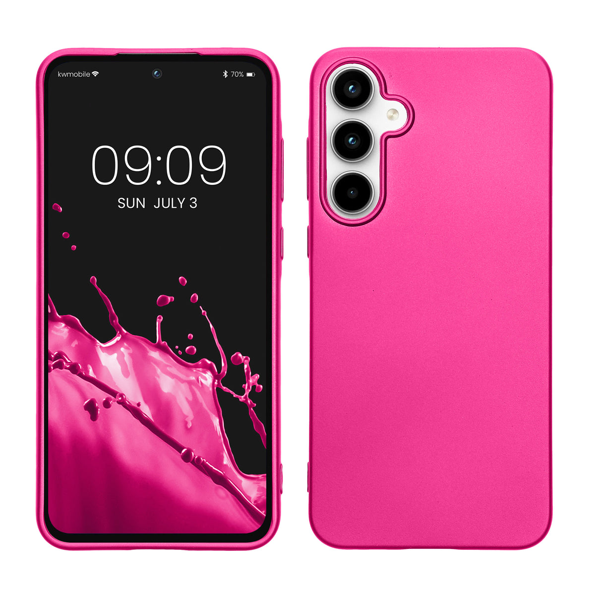 TPU Hülle für Samsung Galaxy A55 5G in Metallic Pink