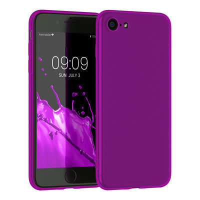 TPU Hülle für Apple iPhone SE (2022) / iPhone SE (2020) / iPhone 8 / iPhone 7 in Neon Violett