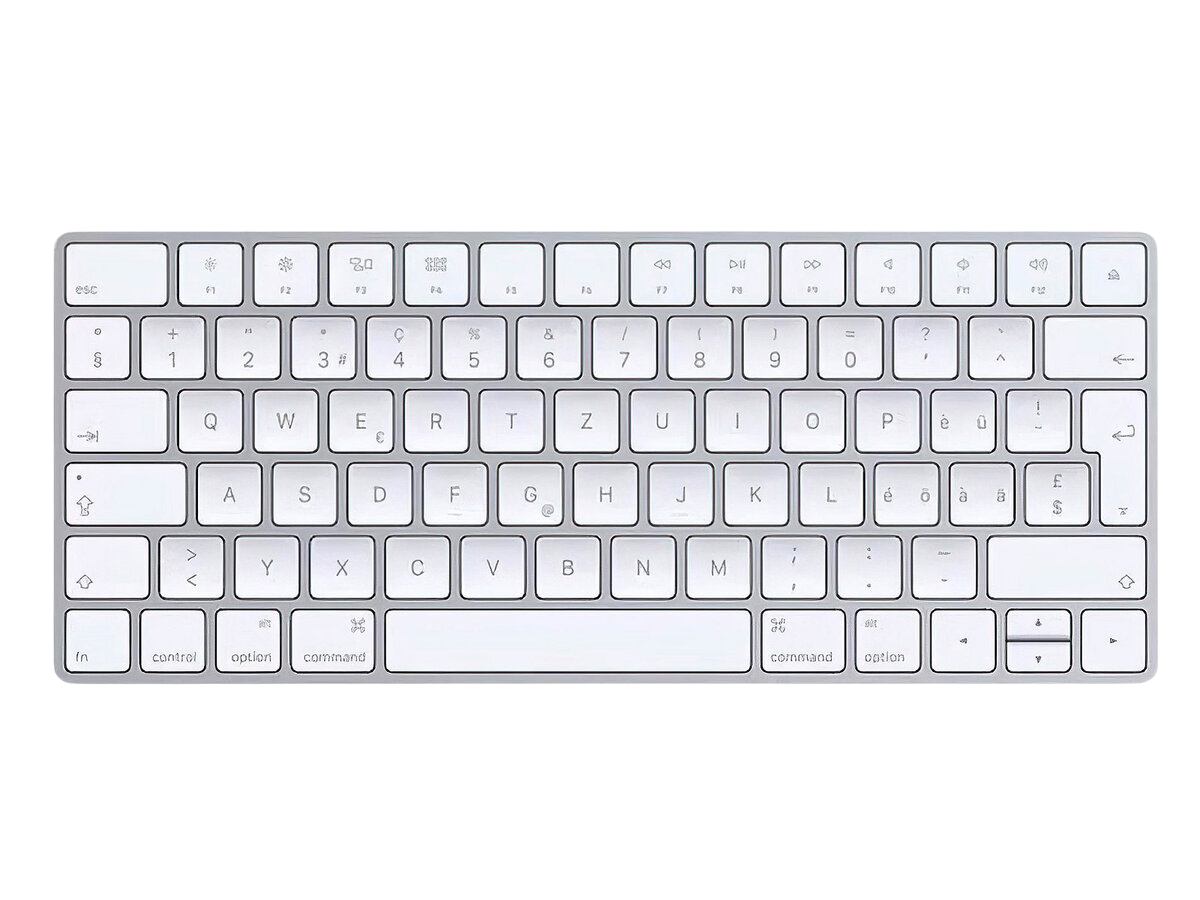 Apple Magic Keyboard A1644 schweizer QWERTZ Tastatur Weiß - Ohne Vertrag