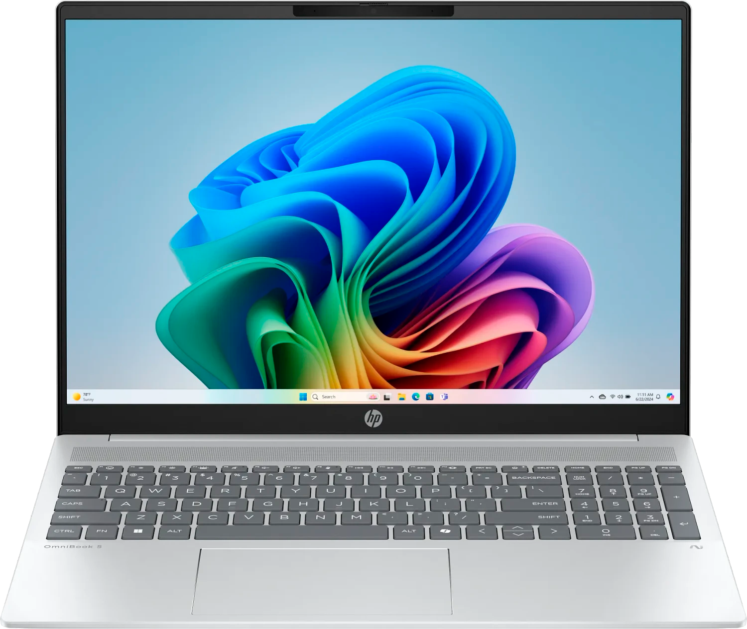 HP OmniBook 5 NGAI 16-ag1173ng 16" 2025 WUXGA Ryzen7 350 16 GB / 512 GB SSD W11H QWERTZ silber Renew - Ohne Vertrag