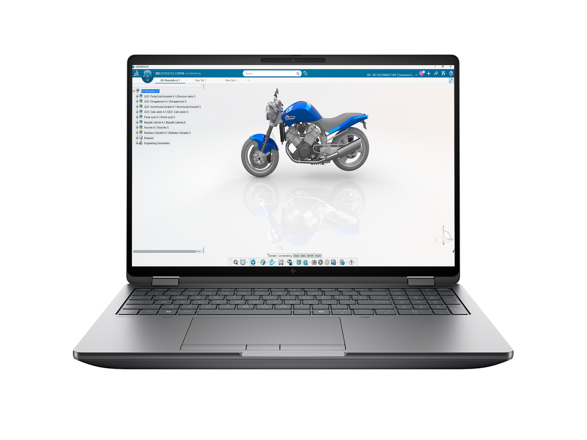 HP ZBook Fury G1i 16" 2025 WUXGA Ultra7 265HX 32 GB / 512 GB SSD RTX PRO2000 8GB W11Pro QWERTZ Silber Renew - Ohne Vertrag