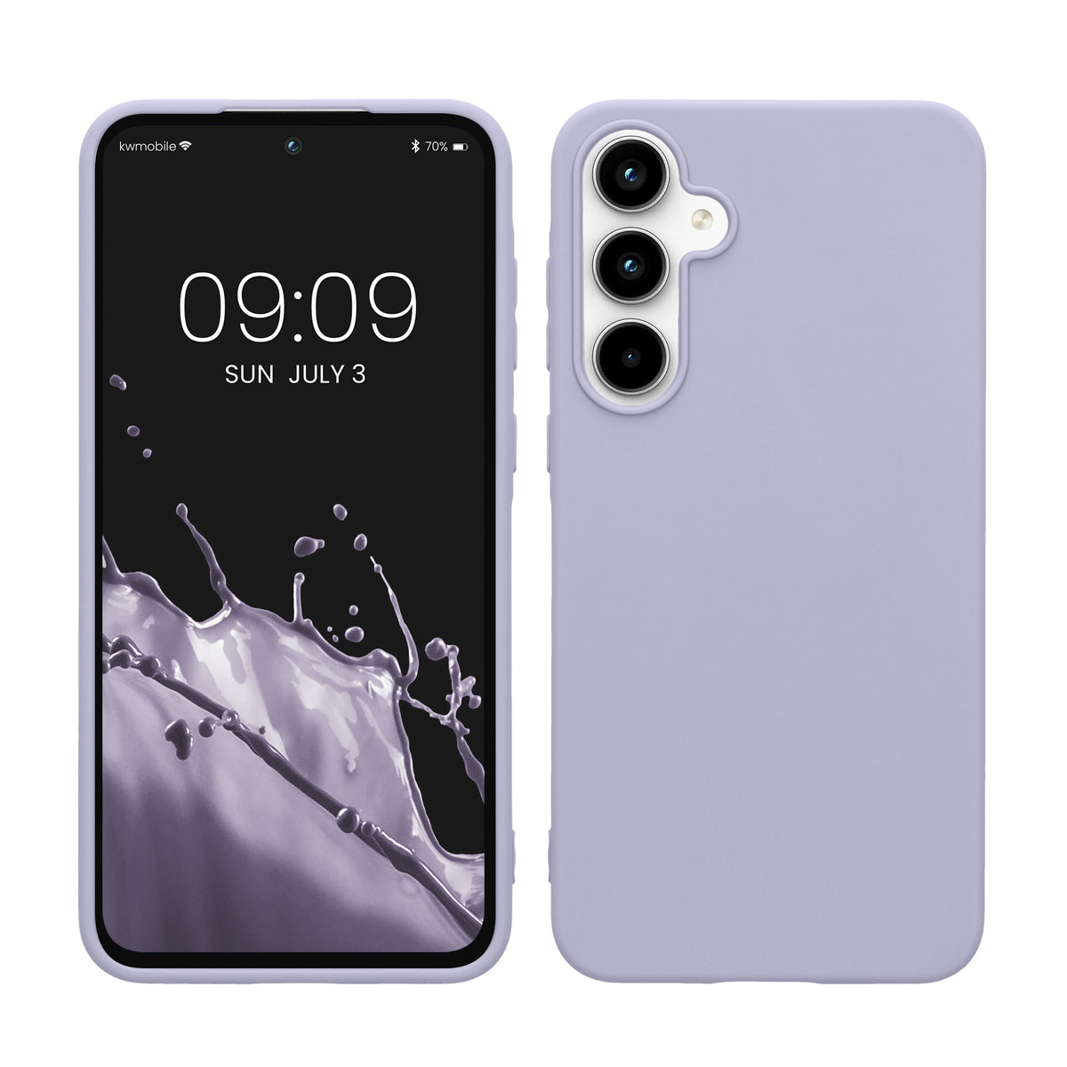 TPU Hülle für Samsung Galaxy A55 5G in Pastell Lavendel