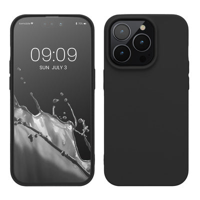 TPU Hülle für Apple iPhone 14 Pro in Schwarz matt
