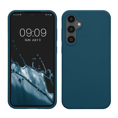 Rubberized silicone shell for Samsung Galaxy S23 Fe in Petrol Matt