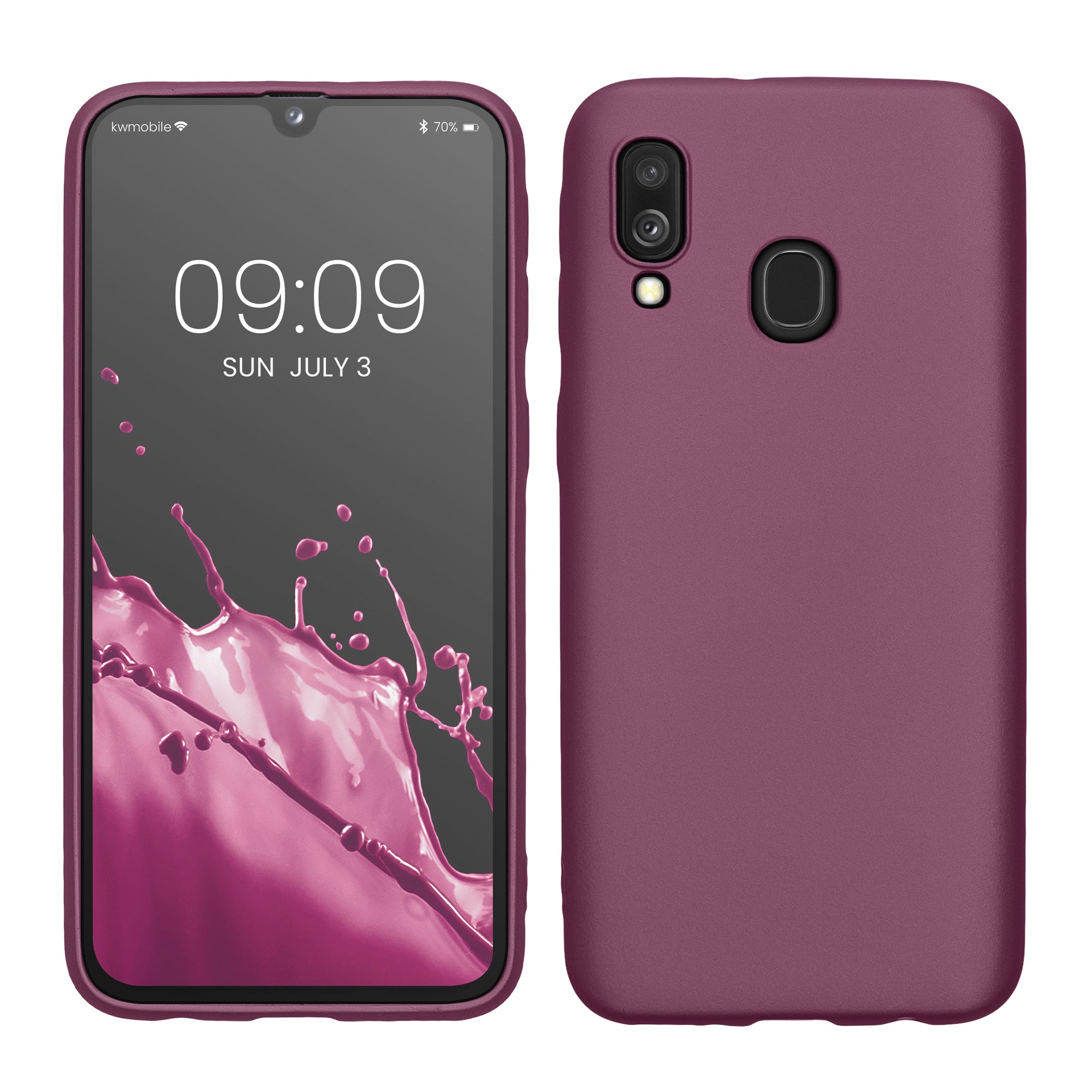 TPU Hülle für Samsung Galaxy A40 in Metallic Lavendel