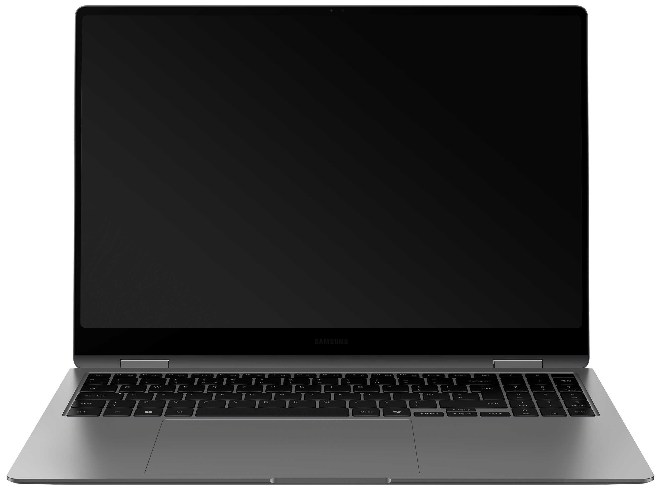 Samsung Galaxy Book 5 Pro 360 16" 2024 2,8K Core Ultra 7 256V 16 GB / 512 GB SSD W11H NP960QHA-KG2DE QWERTZ Grau - Ohne Vertrag