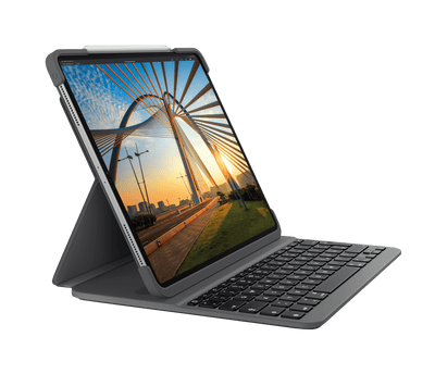 Slim Folio Pro für iPad Pro 12.9 (3 & 4 Gen) Tastatur-Case QWERTZ