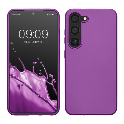 TPU Hülle für Samsung Galaxy S23 in Metallic Violett
