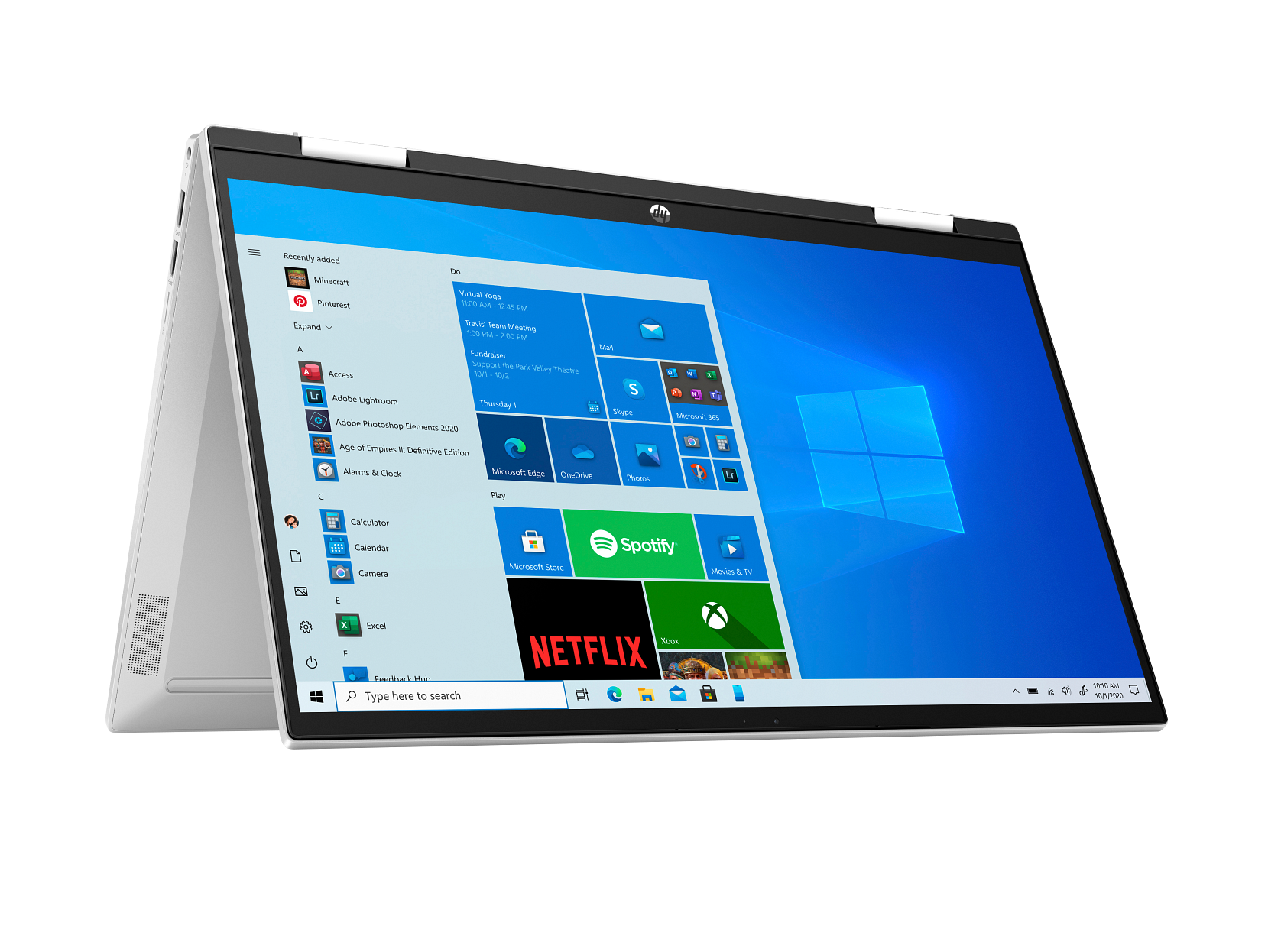 HP Pavilion x360 15-er0077ng 15" 2021 TS FHD i7-1165G7 16 GB / 512 GB SSD W10H QWERTZ Silber - Ohne Vertrag